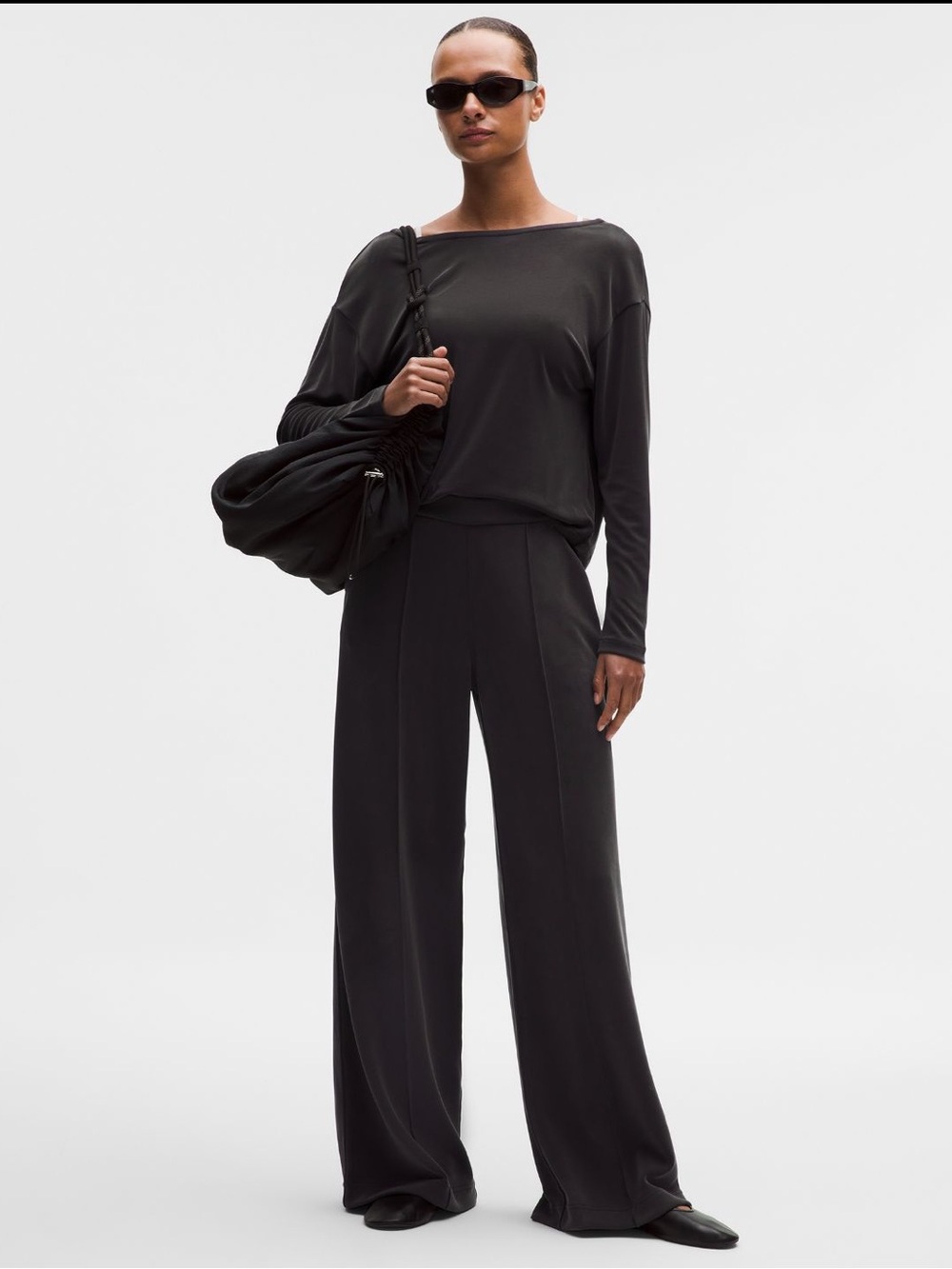 Lululemon - Softstreme Pintuck High-Rise Wide-Leg Pant